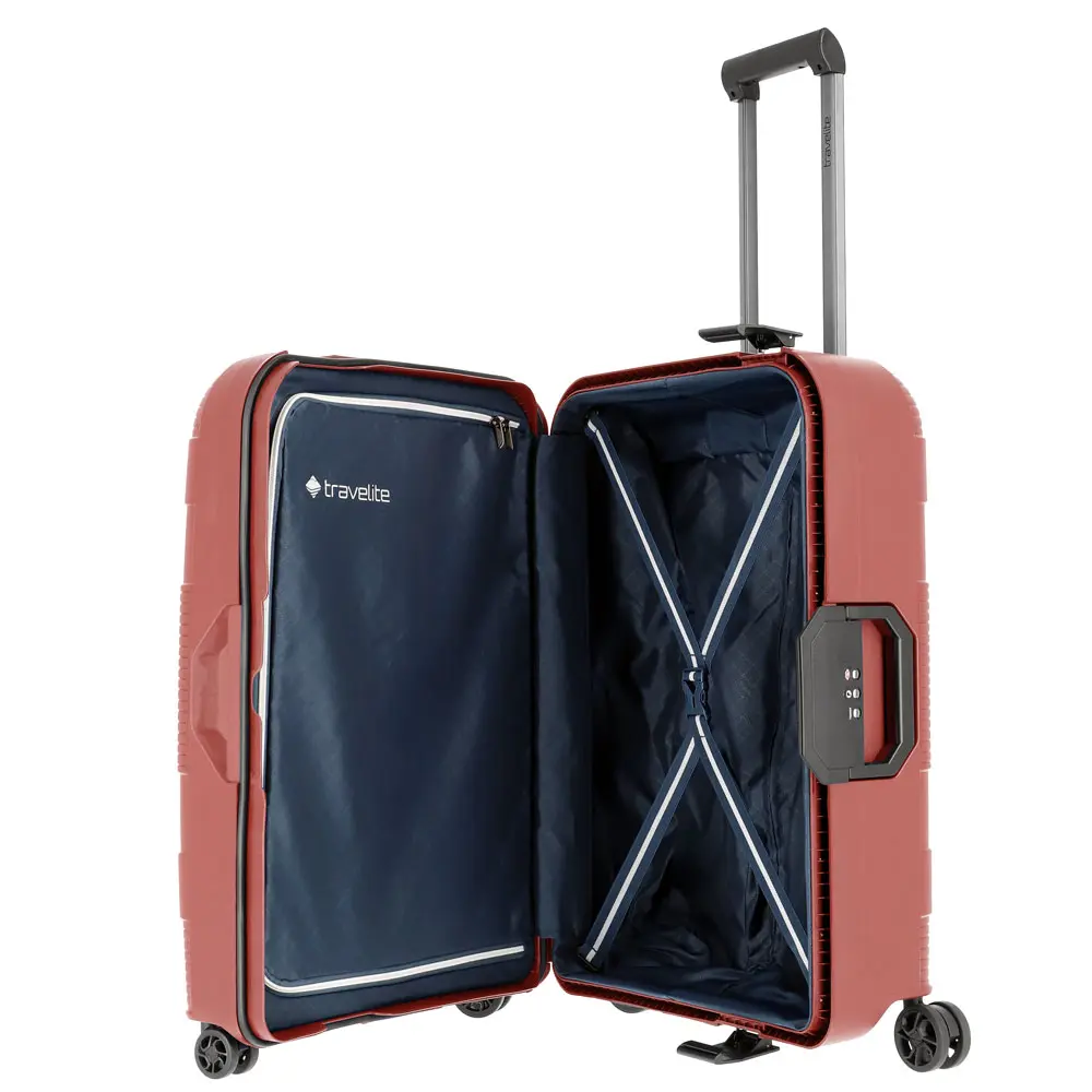 Travelite Korfu 4-Rollen Trolley M 65 cm