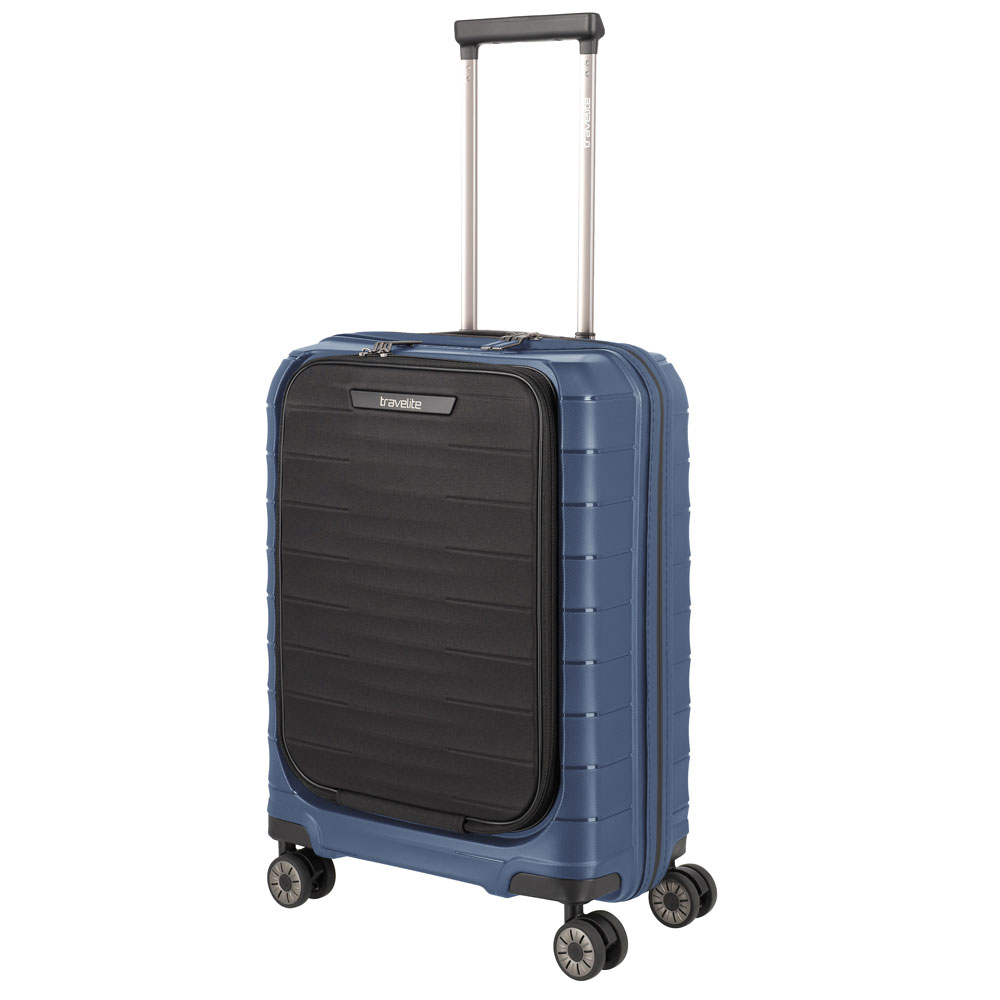 Travelite Mooby 4-Rollen Trolley S mit Vortasche 55 cm