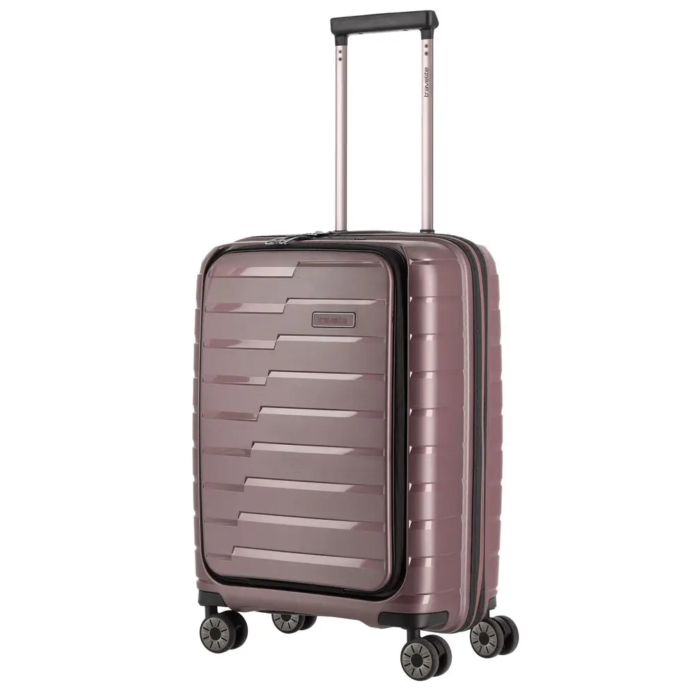 Travelite Air Base 4-Rollen Trolley S mit Vortasche 55 cm