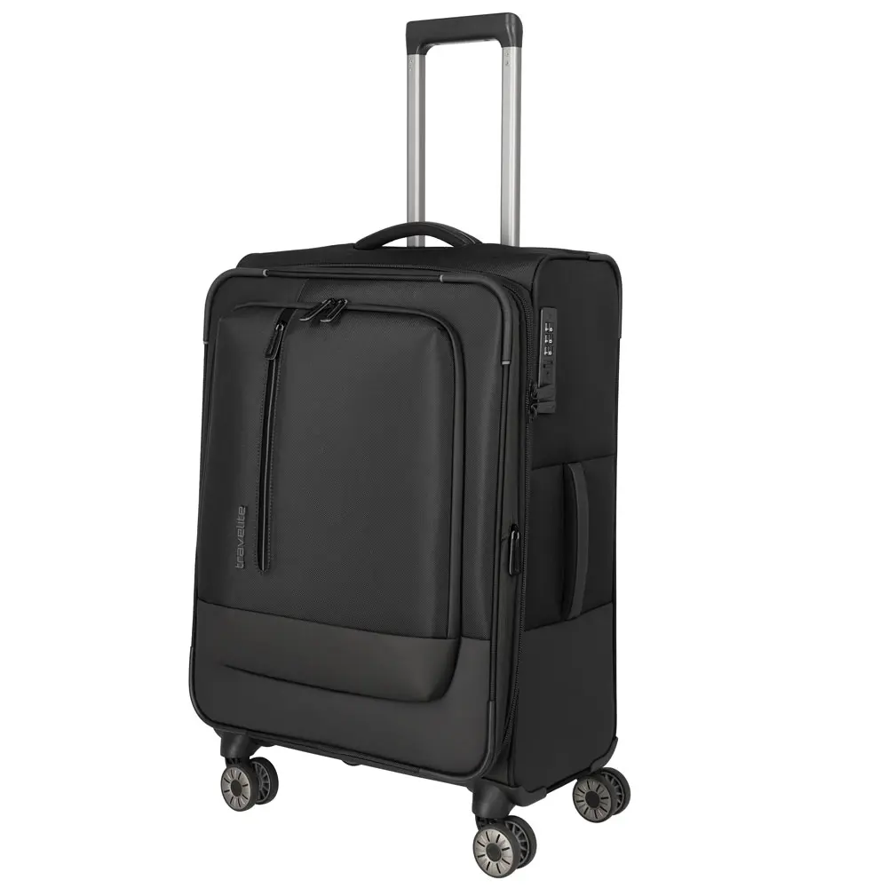 Travelite Crosslite 4-Rollen Trolley M 66 cm