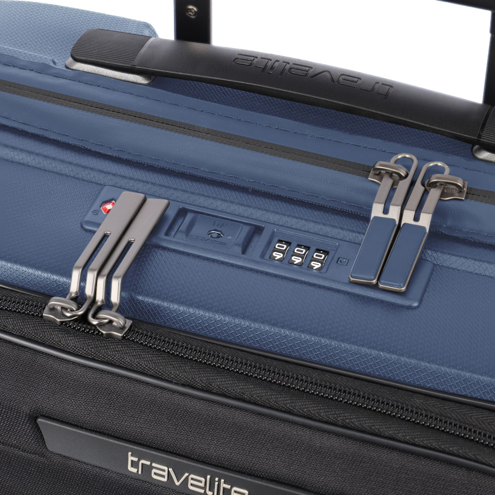 Travelite Mooby 4-Rollen Trolley S mit Vortasche 55 cm