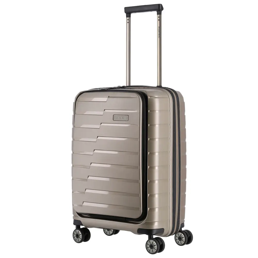 Travelite Air Base 4-Rollen Trolley S mit Vortasche 55 cm