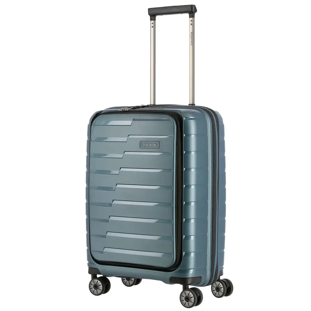 Travelite Air Base 4-Rollen Trolley S mit Vortasche 55 cm