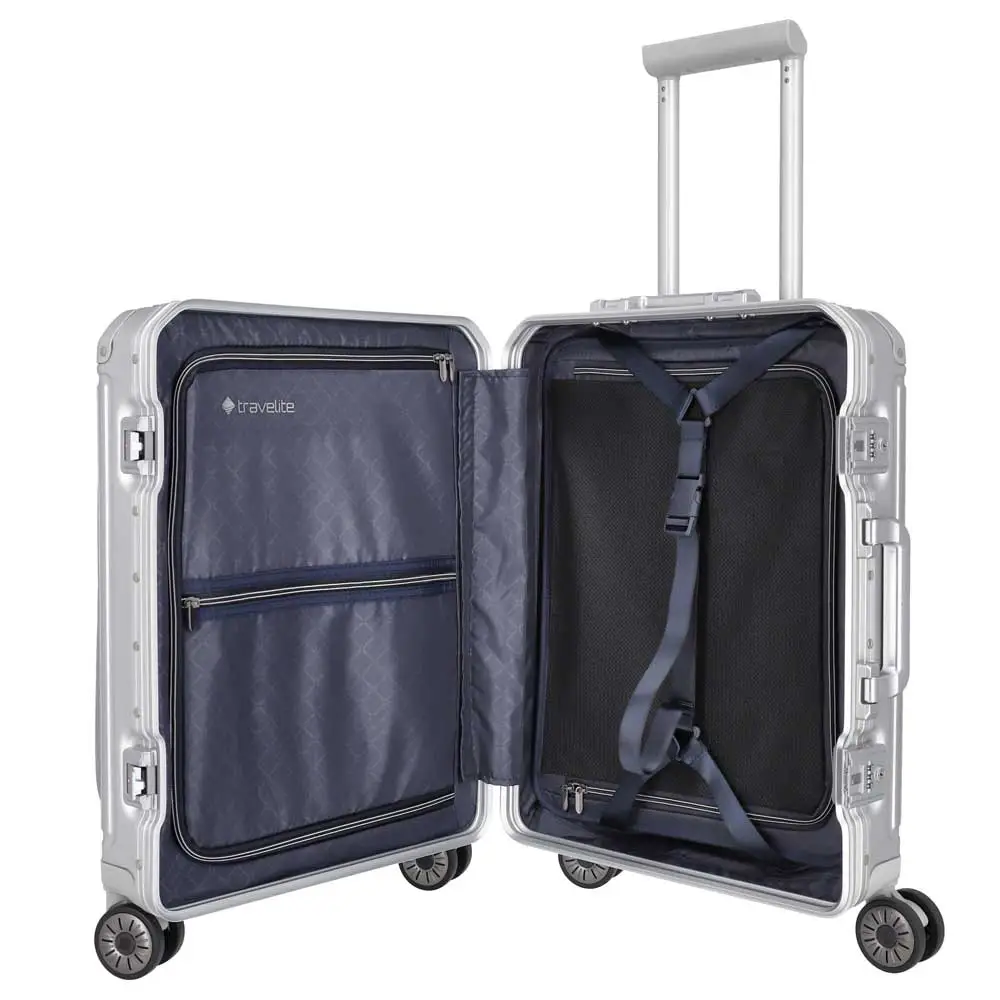 Travelite Next Trolley S 55 cm mit Vortasche